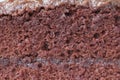 Chocolate cake texture Royalty Free Stock Photo