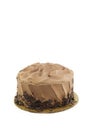 Chocolate Cake Vertical White Background