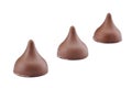 Chocolate candy kiss Royalty Free Stock Photo