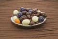 Chocolate candy sweets bowl