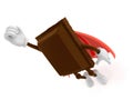 Chocolate character with hero cape
