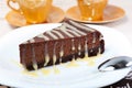 Chocolate cheesecake Royalty Free Stock Photo