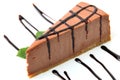 Chocolate cheesecake Royalty Free Stock Photo