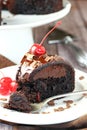 Chocolate Cherry Truffle Cake