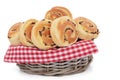 Chocolate Chip Brioche Buns Royalty Free Stock Photo