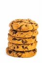 Chocolate chip coockies Royalty Free Stock Photo