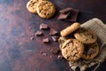 Chocolate chip cookie Royalty Free Stock Photo