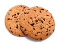 Chocolate chip cookie isolated Royalty Free Stock Photo