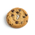 Chocolate Chip Cookie Number 7 Royalty Free Stock Photo