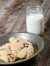 Chocolate Chip Cookies Dessert Royalty Free Stock Photo