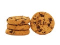 Chocolate chip cookies Royalty Free Stock Photo