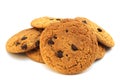 Chocolate chip cookies Royalty Free Stock Photo