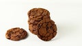 Chocolate chip cookies stack Royalty Free Stock Photo