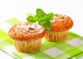 Chocolate chip muffins Royalty Free Stock Photo