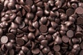 Chocolate chips background Royalty Free Stock Photo