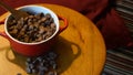 Chocolate Chips In a Bowl Royalty Free Stock Photo