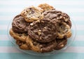 Chocolate chips cookies Royalty Free Stock Photo