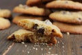 Chocolate chips cookies Royalty Free Stock Photo