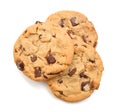 Chocolate chips cookies Royalty Free Stock Photo