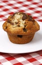 Chocolate chips muffin Royalty Free Stock Photo