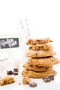 Chocolate chunk cookies Royalty Free Stock Photo