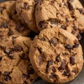 Chocolate chunk cookies Royalty Free Stock Photo