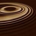 Chocolate,cocoa or coffee swirl Royalty Free Stock Photo