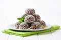 Chocolate coconut balls