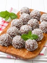 Chocolate coconut balls