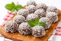 Chocolate coconut balls