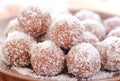 Chocolate coconut truffles