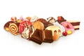 Chocolate, confectionery vector illustration Royalty Free Stock Photo