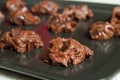 Chocolate cookie batter Royalty Free Stock Photo