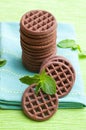 Chocolate cookies Royalty Free Stock Photo