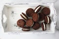 Chocolate cookies Royalty Free Stock Photo