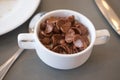 Chocolate corn flakes Royalty Free Stock Photo