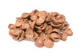 Chocolate Corn Flakes Isolated