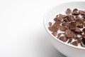Chocolate Cornflakes Cereal Bowl Royalty Free Stock Photo