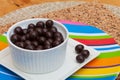 Chocolate covered espresso coffee beans Royalty Free Stock Photo
