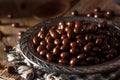 Chocolate Covered Espresso Coffee Beans Royalty Free Stock Photo