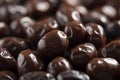 Chocolate covered raisins snack candies. Generate ai Royalty Free Stock Photo