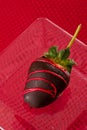 Chocolate covered strawberry Royalty Free Stock Photo