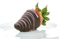 Chocolate covered strawberry Royalty Free Stock Photo