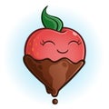 Chocolate Covered Strawberry Cartoon Character