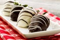 Chocolate covered strawberry treats