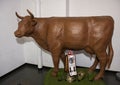 Chocolate cow exhibit inside Maison Cailler Chocolate Factory Broc-Gruyere, Switzerland