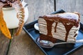 Chocolate crape cake