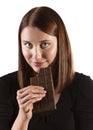 Chocolate craving Royalty Free Stock Photo