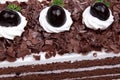 Chocolate cream cake Royalty Free Stock Photo