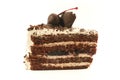Chocolate Cream Cake Royalty Free Stock Photo